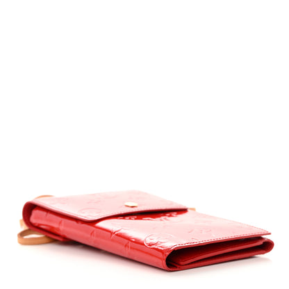 Louis Vuitton Vernis Walker Wallet Red 4 of 15
