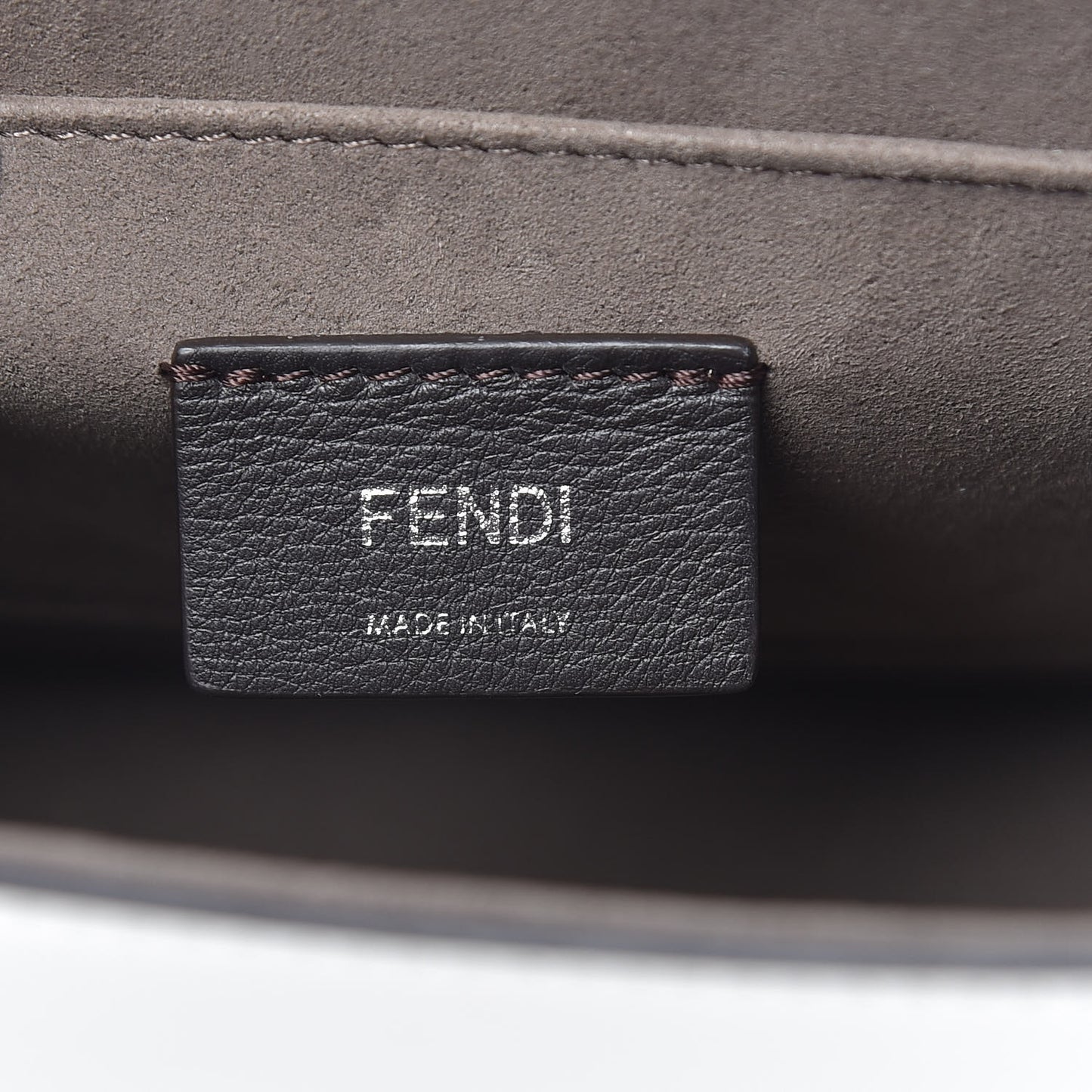 Vitello Century Opaco F is Fendi Kan I Shoulder Bag White Ice