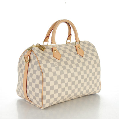 Louis Vuitton Damier Azur Speedy Bandouliere 30 3 of 7