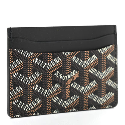 Goyard Goyardine Saint Sulpice Card Holder Black 5 of 12