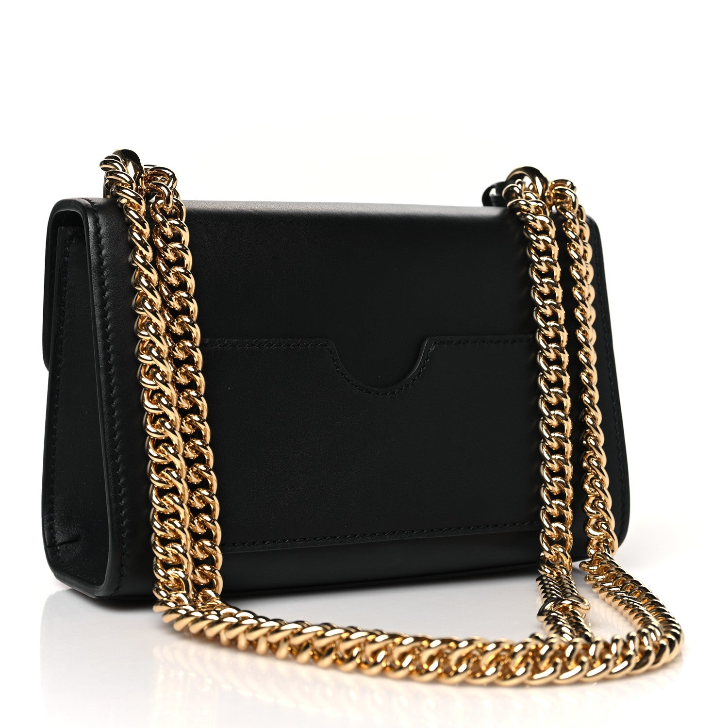 Gucci Calfskin Small Padlock Shoulder Bag Black 3 of 10