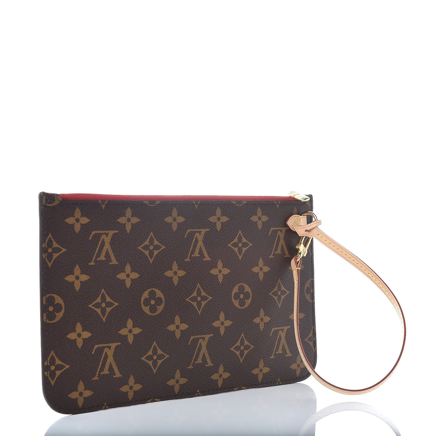 Louis Vuitton Monogram Neverfull MM GM Pochette Cherry 3 of 7