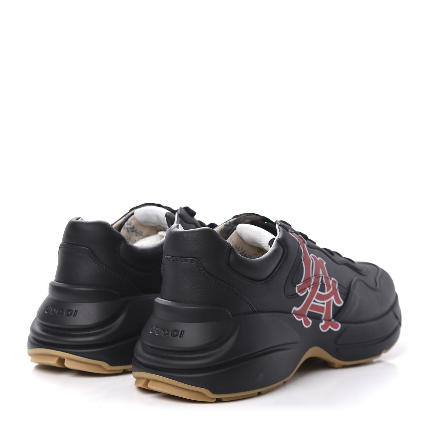 X MLB Calfskin LA Dodgers Mens Rhyton Sneakers 8 Black