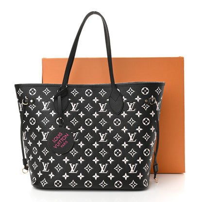 Louis Vuitton Empreinte Spring In The City Neverfull MM Black White Pink 10 of 10