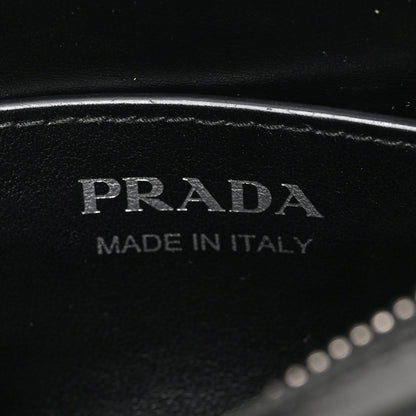 Prada Soft Calfskin Impunture Diagramme Belt Bag Black 6 of 10