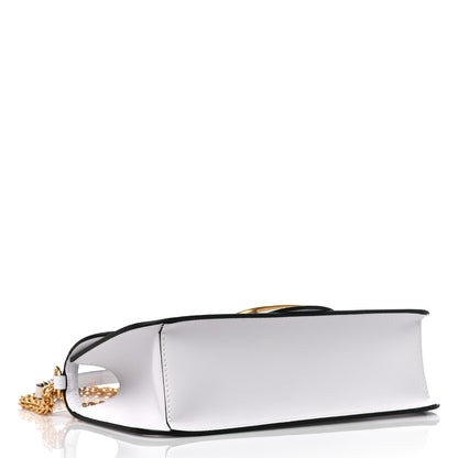 Valentino Garavani PVC Nappa Vlogo Loco Shoulder Bag Trasparente Optic White 4 of 8