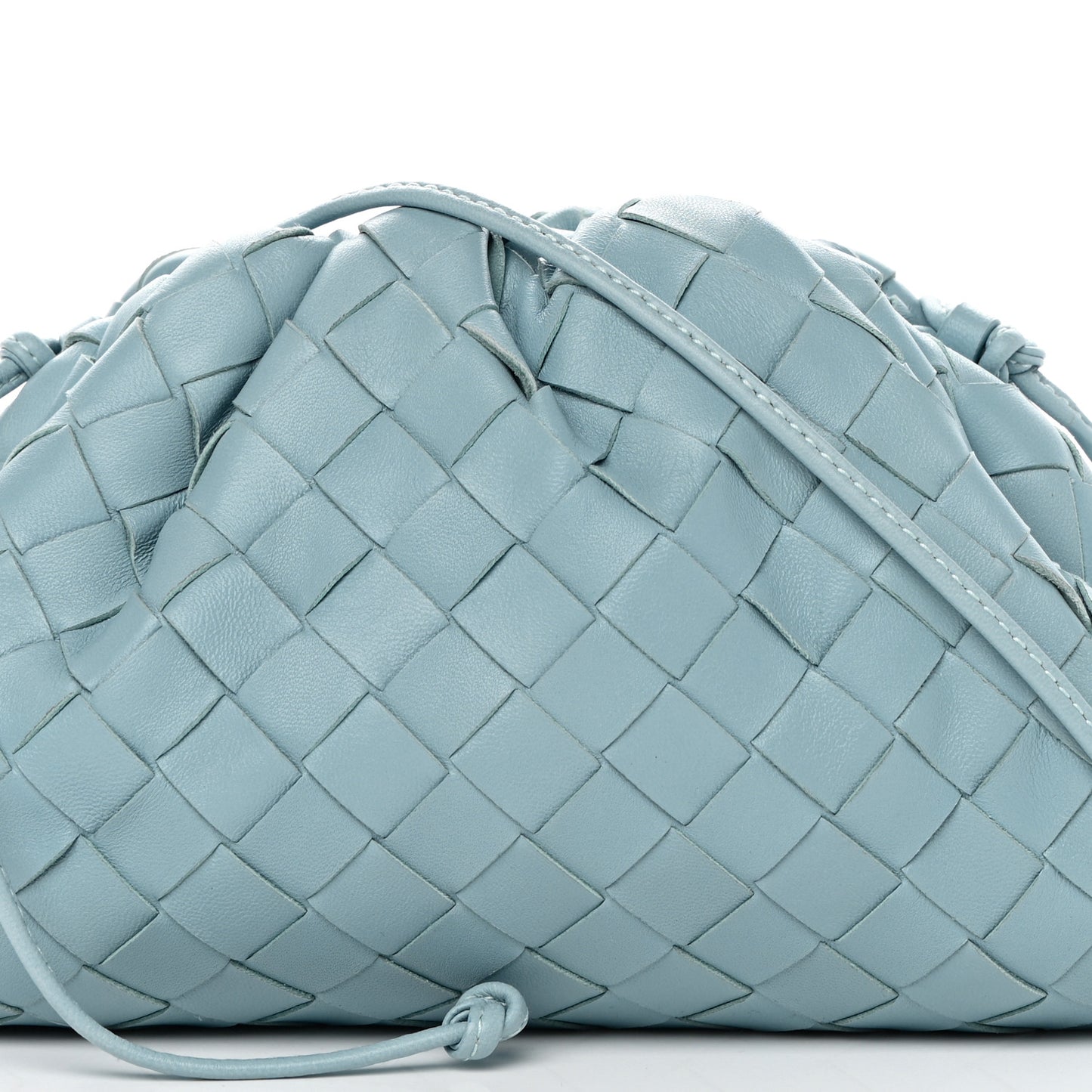 Nappa Intrecciato The Mini Pouch Ice