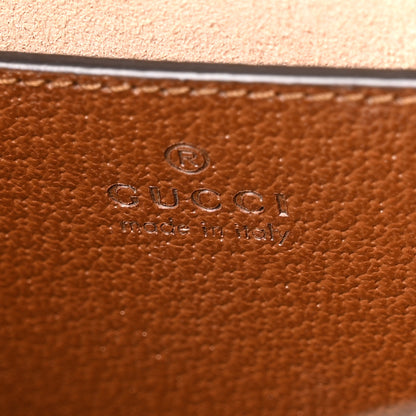 Gucci Textured Dollar Calfskin Web Small Diana Tote Bag Cuir Black 6 of 11
