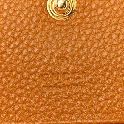 Gucci Grainy Calfskin Zumi Chain Card Case Wallet Friky Taupe 6 of 12
