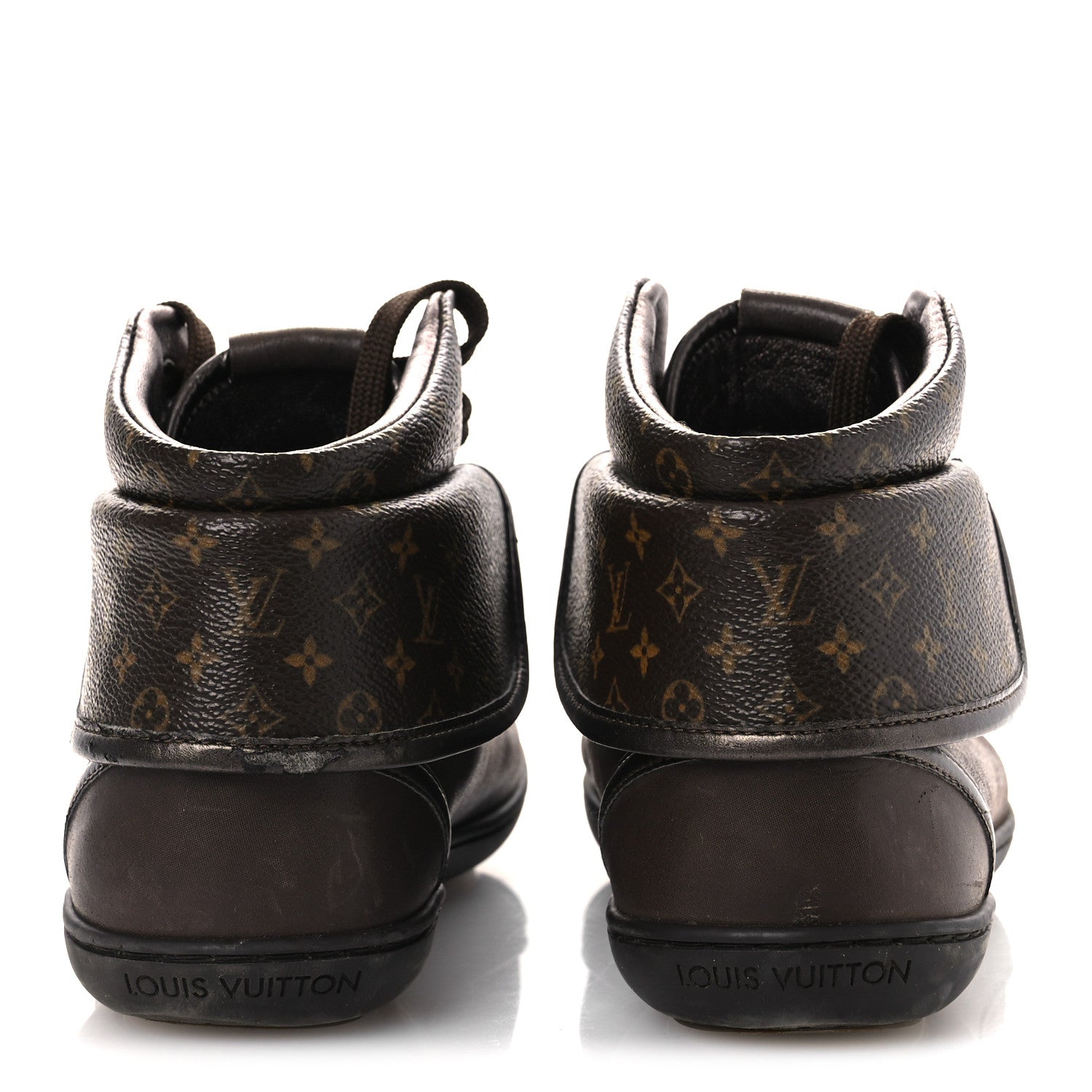 Louis Vuitton Calfskin Monogram Brea Sneaker 34.5 Brown 6 of 13