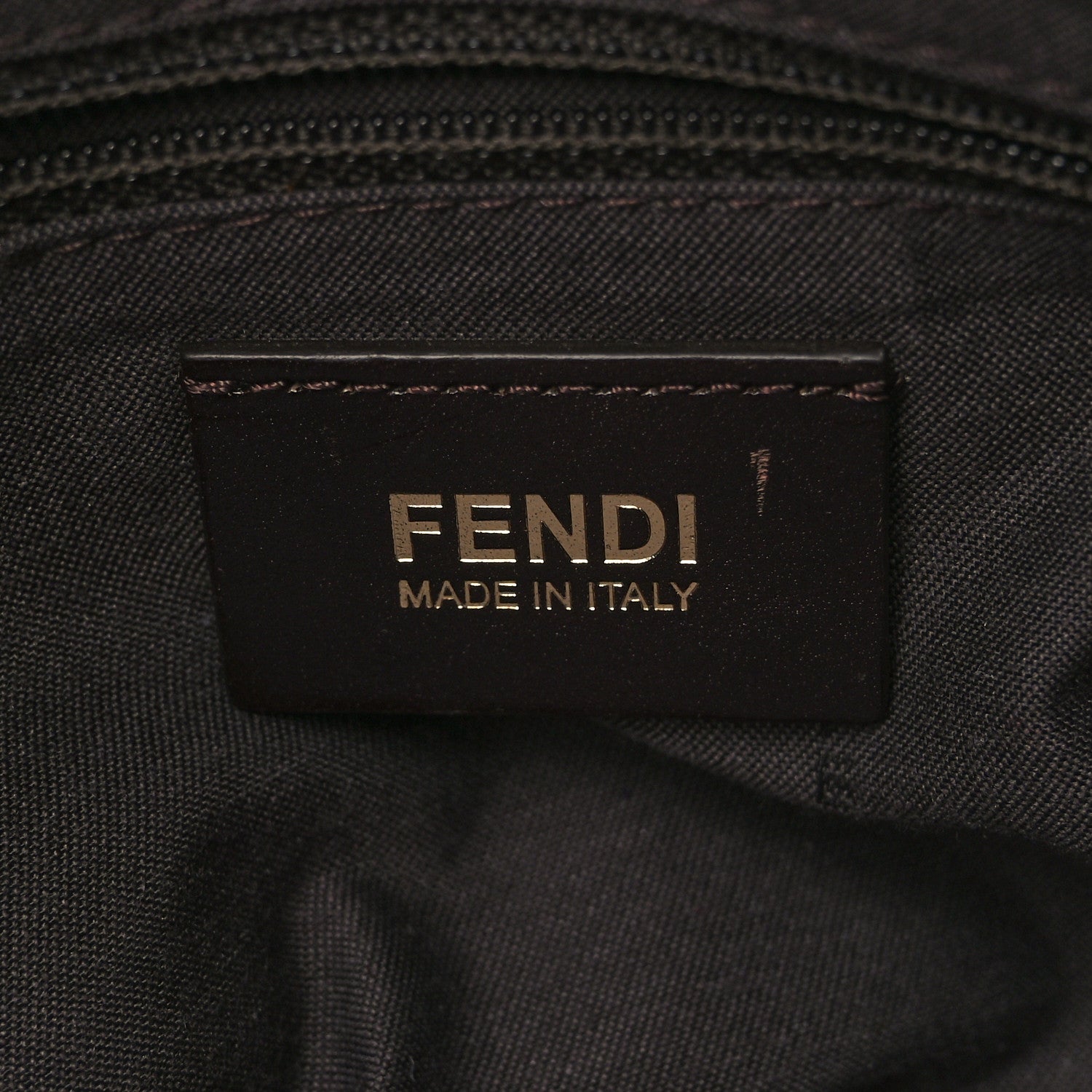 Fendi Zucca Vitello Elite Messenger Baguette Tobacco Viola 5 of 8