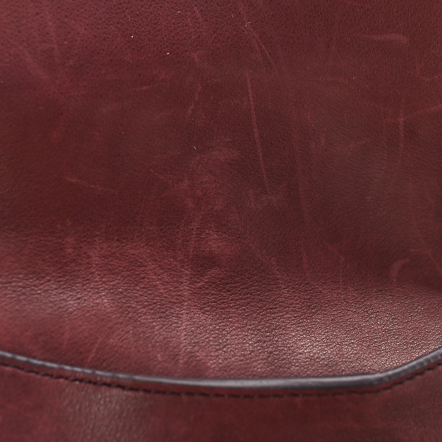 Salvatore Ferragamo Calfskin Studded Sofia Satchel Burgundy 9 of 11