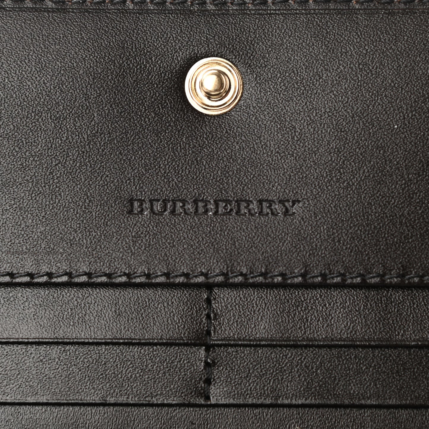 Haymarket Check Penrose Continental Wallet Chocolate