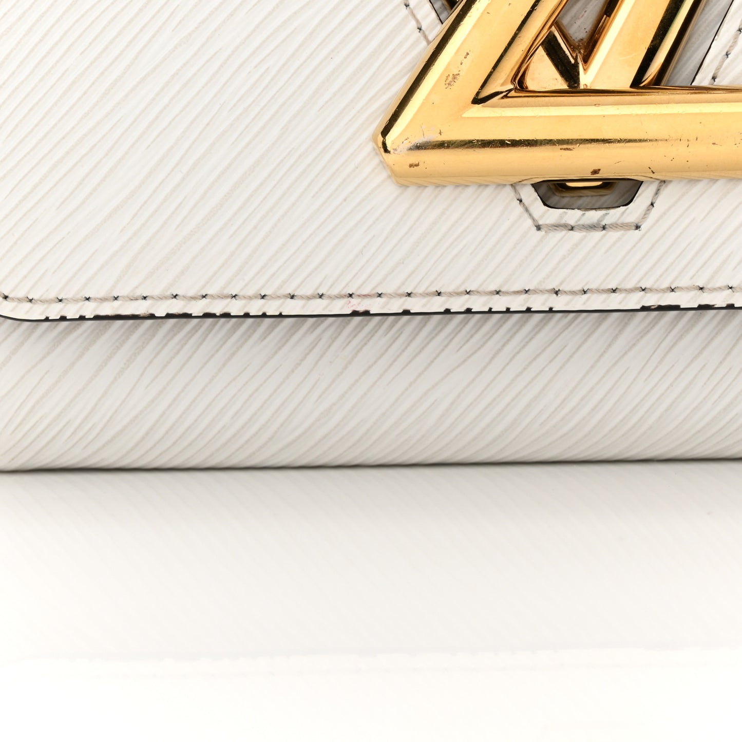 Epi Twist Shoulder Bag PM White