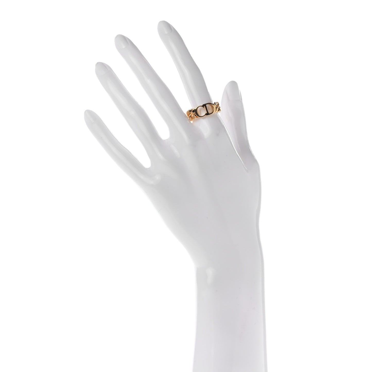 Metal Danseuse Etoile Chain Ring 54 7 Gold