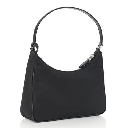 Prada Tessuto Nylon Mini Re-Edition 2000 Bag Black 3 of 10