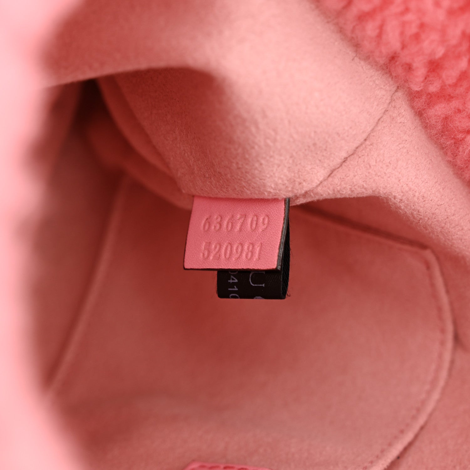 Gucci Shearling Small Jackie 1961 Shoulder Bag Lotus Pink 7 of 10