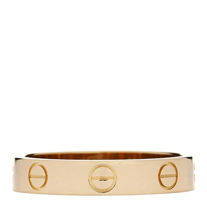 Cartier 18K Yellow Gold 3.5mm LOVE Wedding Band Ring 53 6.5 1 of 5