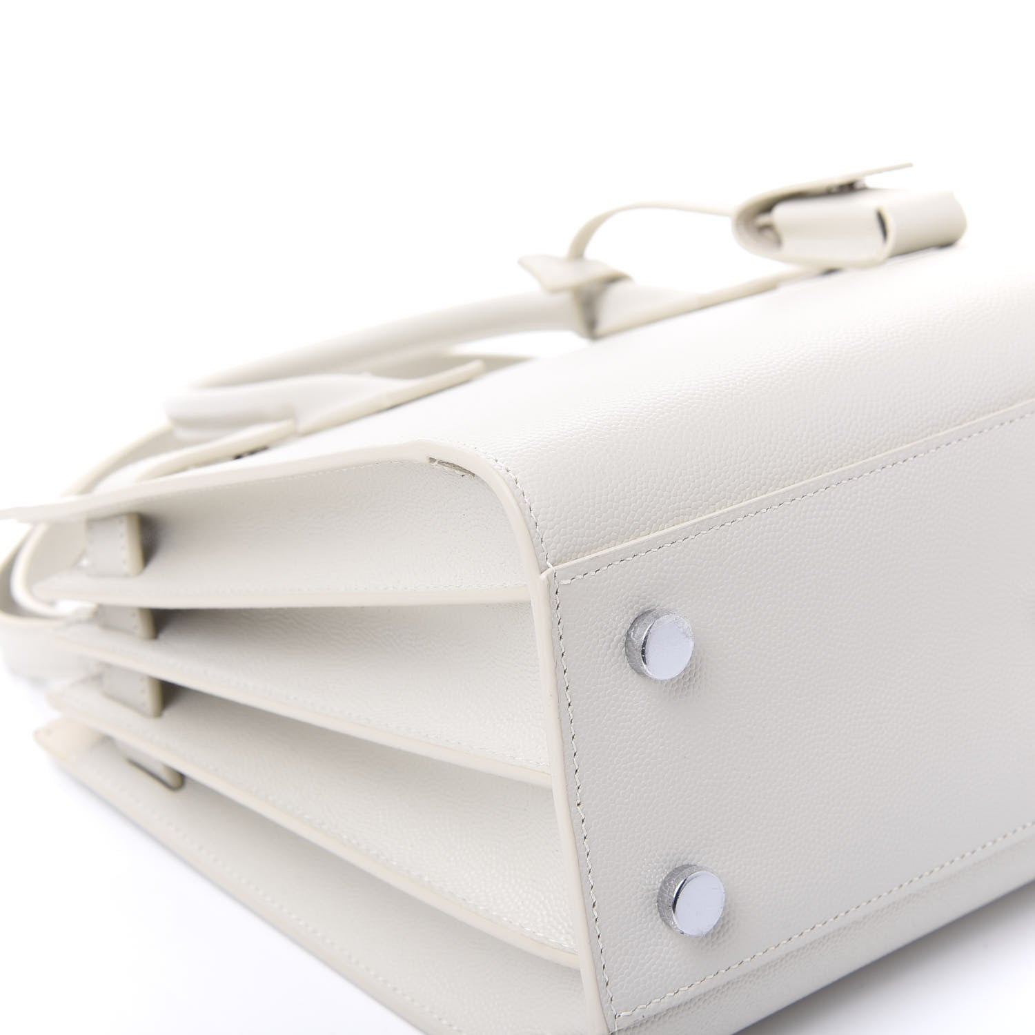 Saint Laurent Grained Calfskin Baby Sac De Jour Crema Soft 6 of 12