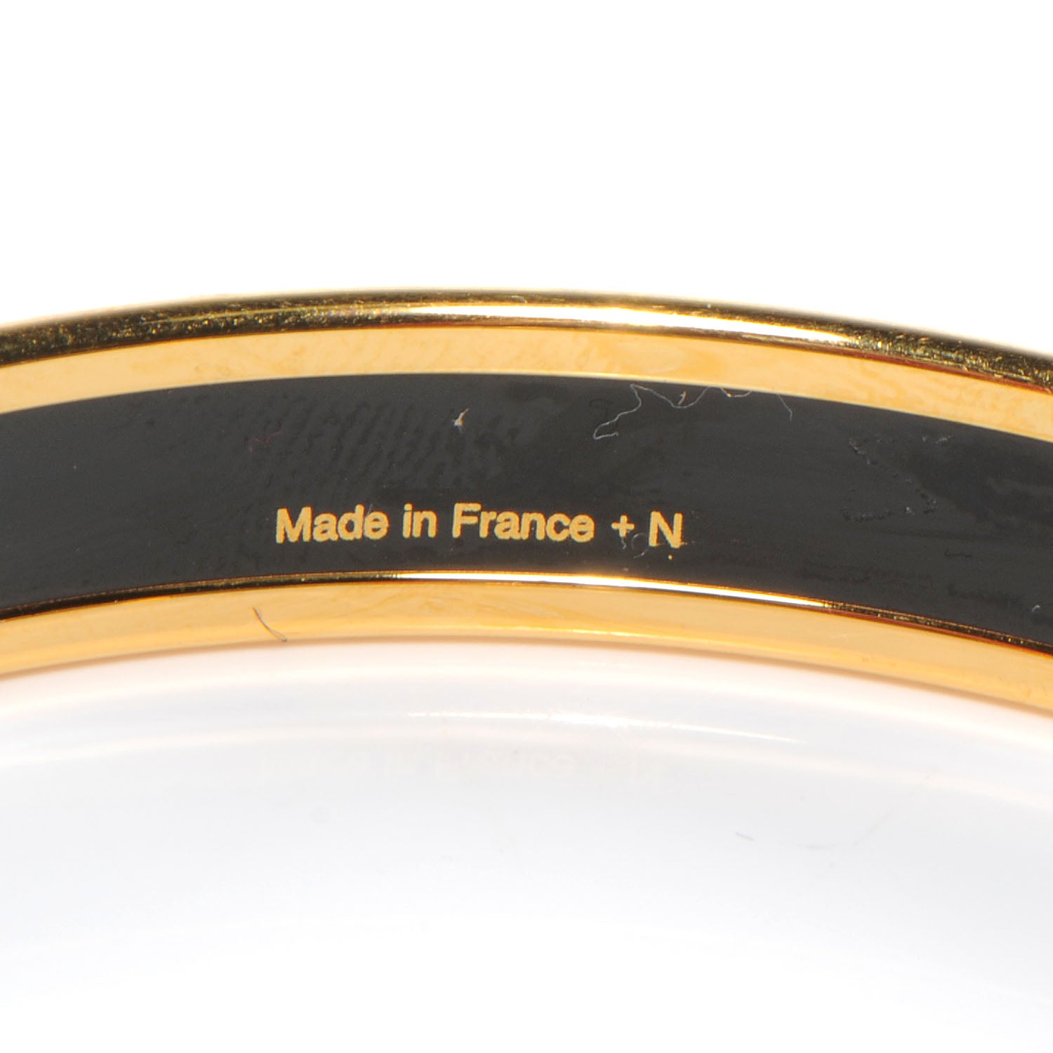 Hermes Enamel Narrow Printed Bracelet 65 5 of 5