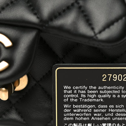 Chanel Lambskin Quilted Mini Square Flap Black 6 of 12