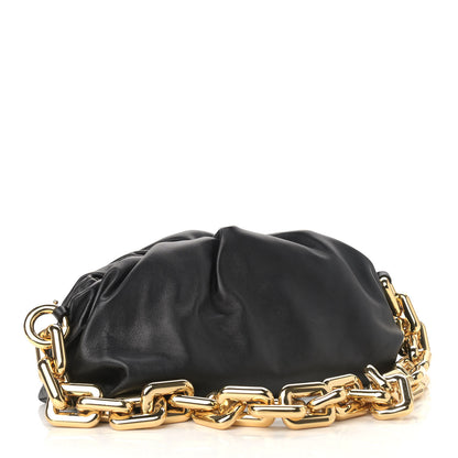 Bottega Veneta Calfskin The Pouch Chain Black 3 of 8