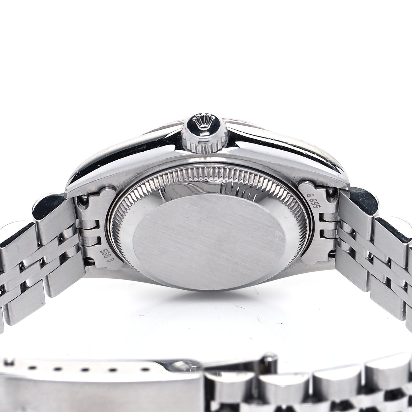 Stainless Steel 18K White Gold Diamond 26mm Oyster Perpetual Datejust Watch Blue Gradient 79174