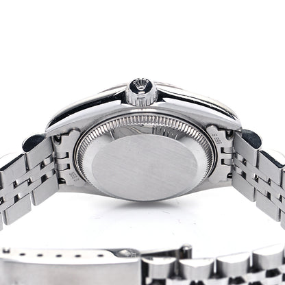 Rolex Stainless Steel 18K White Gold Diamond 26mm Oyster Perpetual Datejust Watch Blue Gradient 79174 8 of 8