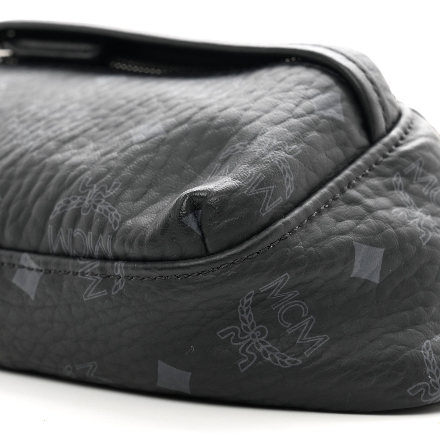 MCM Visetos Small Belt Bag Black 9 of 9