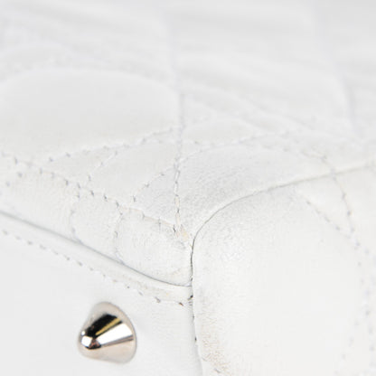 Christian Dior Lambskin Cannage Medium Lady Dior White 14 of 15