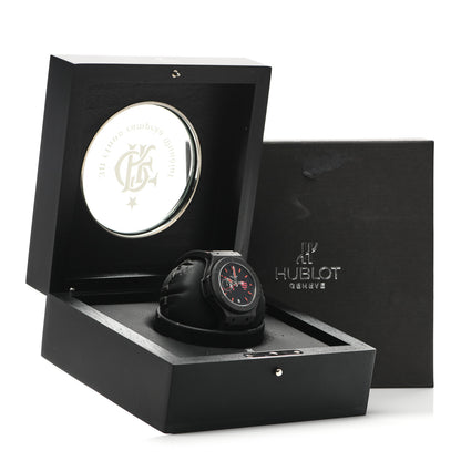 Hublot Ceramic Alligator 44mm Big Bang Limited Edition "Flamengo" Automatic Watch Black 318.CI.1123.GR.FLM11 5 of 5
