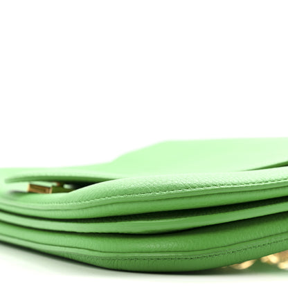 Bottega Veneta Calfskin Mount Envelope Bag Parakeet 10 of 16