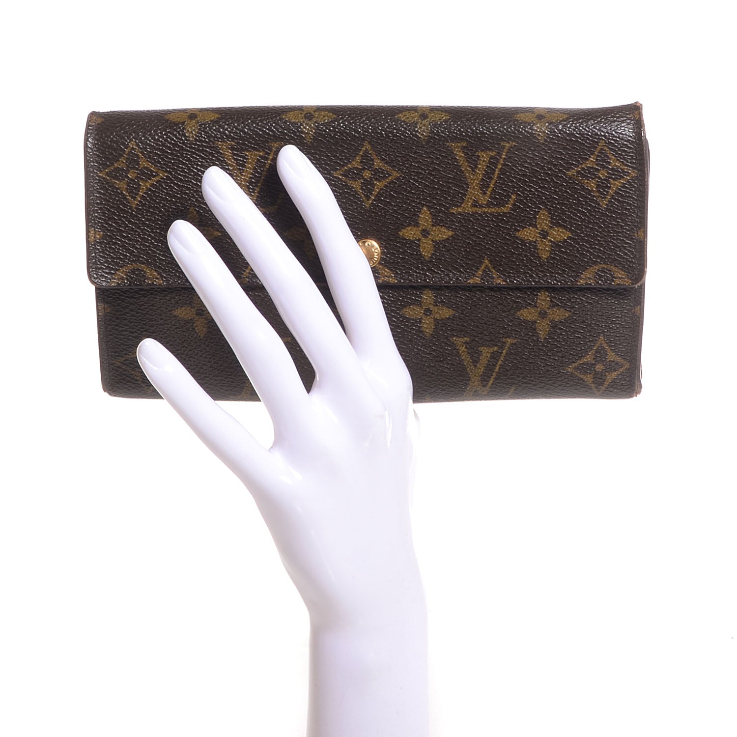 Louis Vuitton Monogram Sarah Wallet 2 of 7