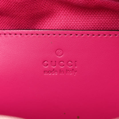 Gucci Calfskin Matelasse Monochrome Small GG Marmont Chain Shoulder Bag Classic Fuxia 6 of 14