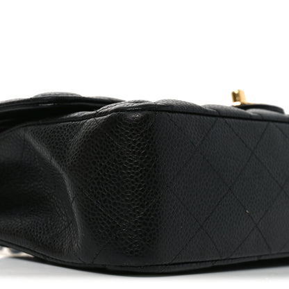 Chanel Caviar Quilted Medium Double Flap Black 9 of 11