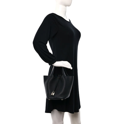 Hermes Taurillon Clemence Picotin Lock 18 PM Black 2 of 9