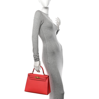 Hermes Epsom Kelly Sellier 28 Rose Jaipur 2 of 11