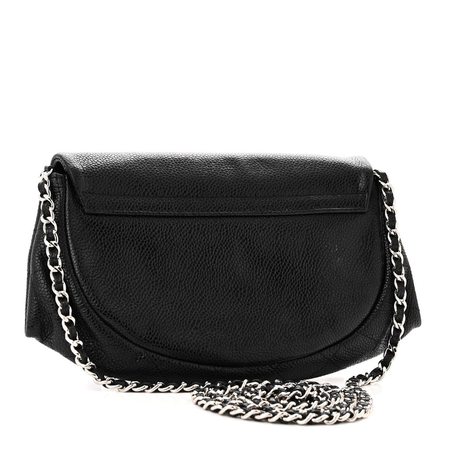Caviar Half Moon Wallet On Chain WOC Black