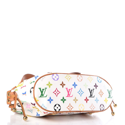 Louis Vuitton Monogram Multicolor Theda GM White 4 of 12