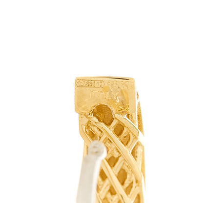 Roberto Coin 18K Yellow Gold Huggie Hoop Earrings 4 of 4