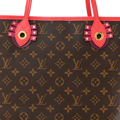 Louis Vuitton Monogram Totem Neo Neverfull MM Flamingo 8 of 11