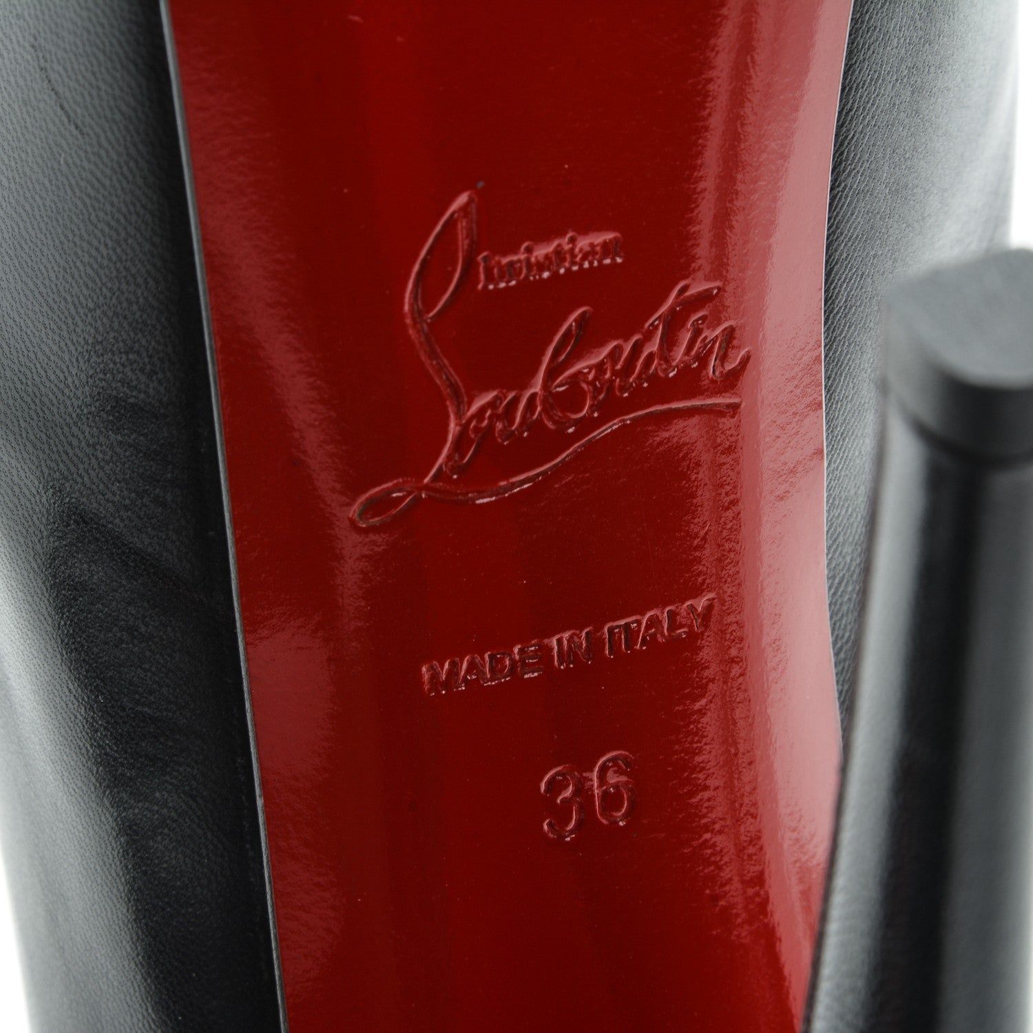 Christian Louboutin Kid Daffodile 160 Pumps 36 Black 6 of 7