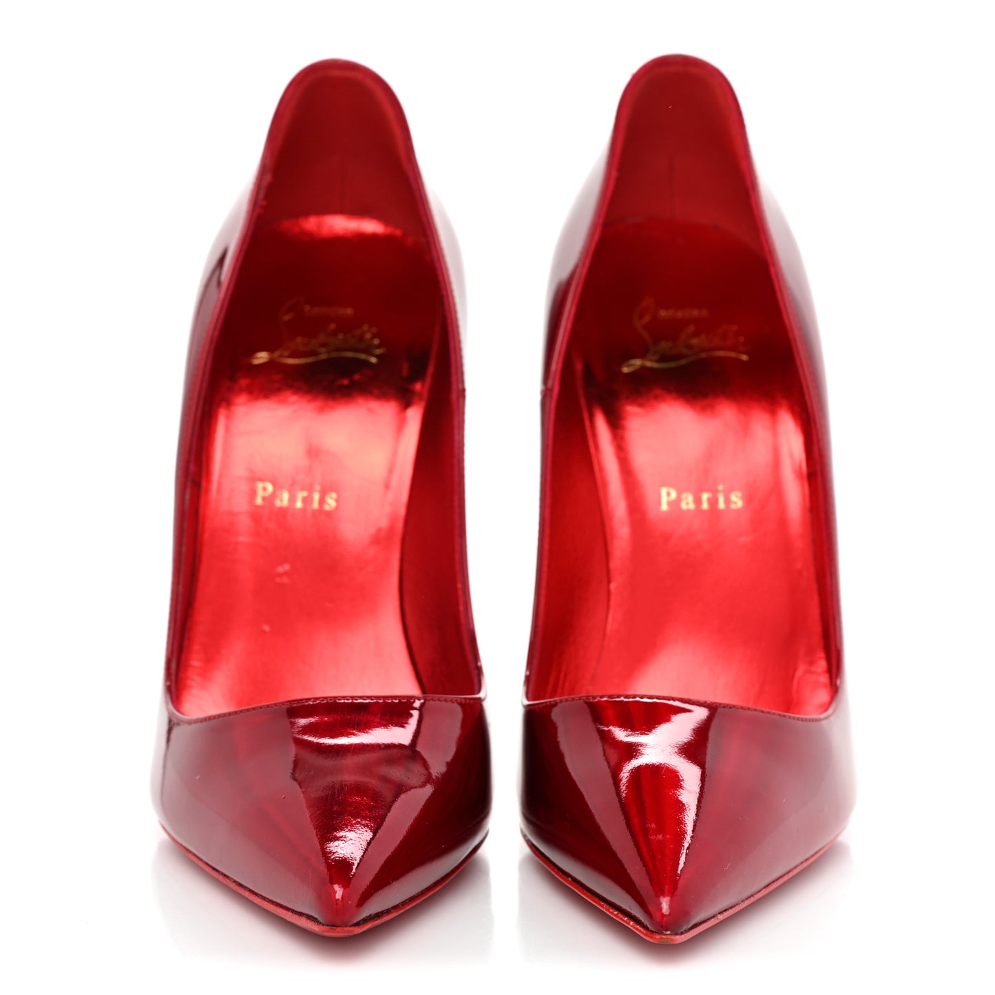 Metallic Patent Psychic So Kate 120 Pumps 39.5 Loubi