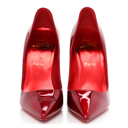 Christian Louboutin Metallic Patent Psychic So Kate 120 Pumps 39.5 Loubi 2 of 9