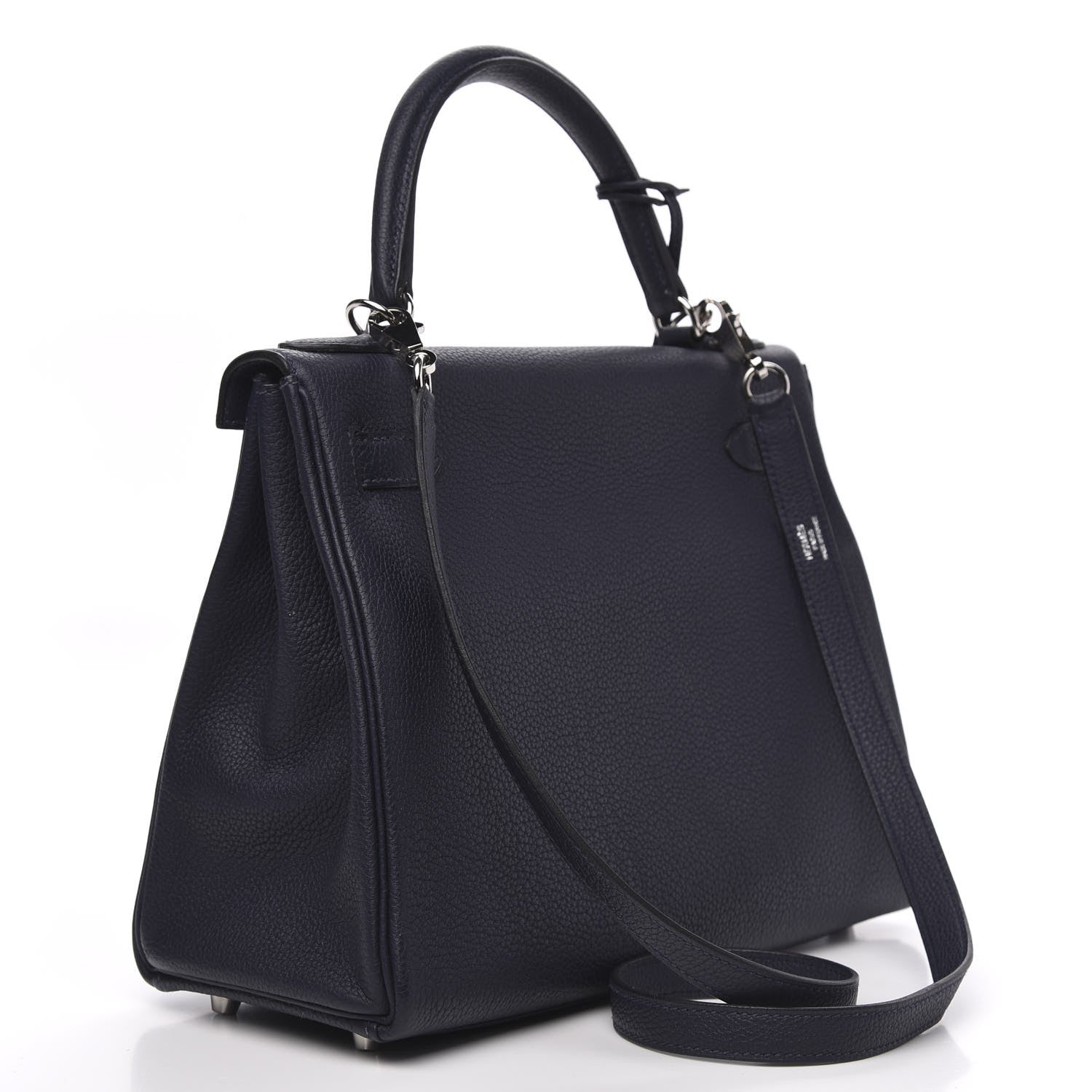 Hermes Togo Kelly Retourne 28 Bleu Nuit 3 of 10