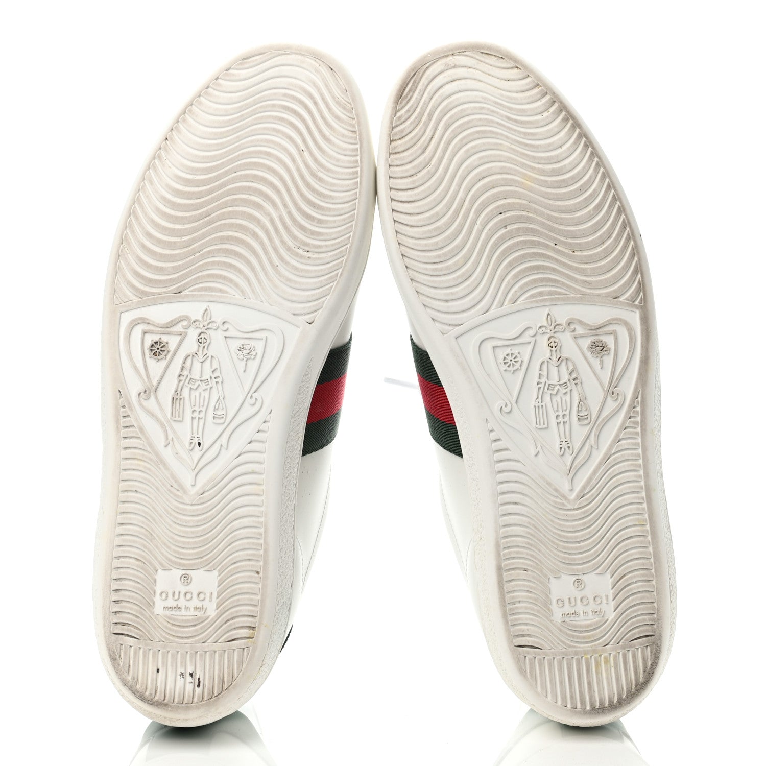 Gucci X BNF Miro Soft Calfskin Web Bananya Embroidered Womens Ace Sneakers 39 White New Shamarock 4 of 4