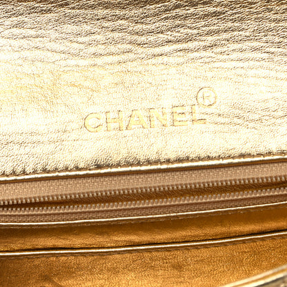 Chanel Metallic Lambskin Quilted Mini Square Flap Gold 5 of 8