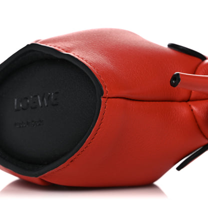 Loewe Calfskin Elephant Pouch Vermillion 7 of 8