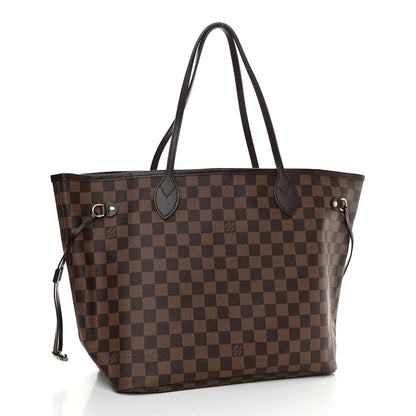 Louis Vuitton Damier Ebene Neo Neverfull MM Rose Ballerine 3 of 11