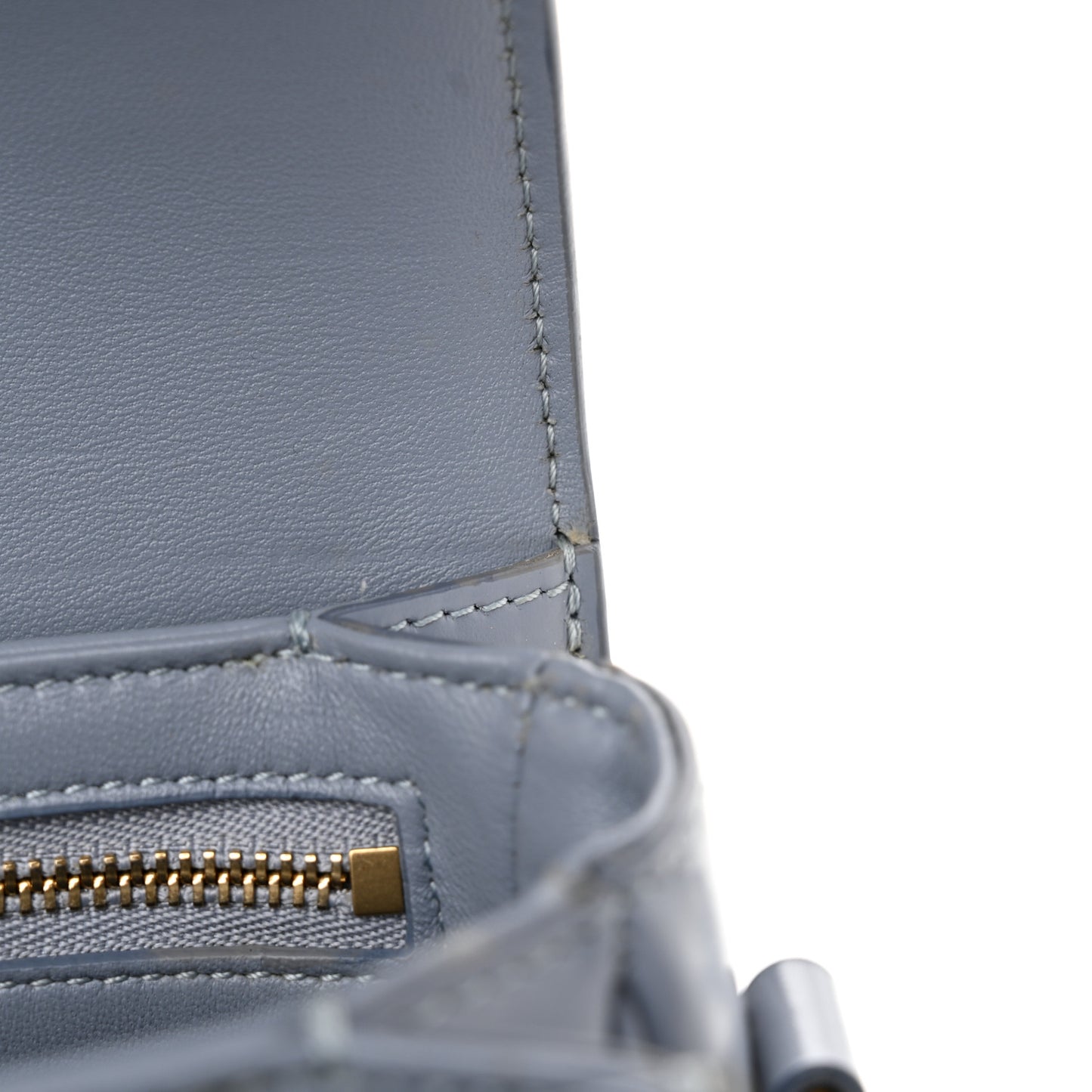 Shiny Calfskin Teen Triomphe Pearl Blue
